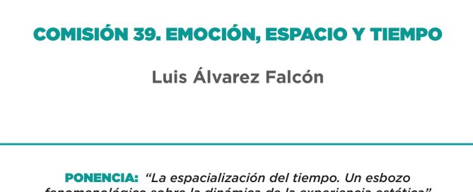 La espacialización del tiempo.